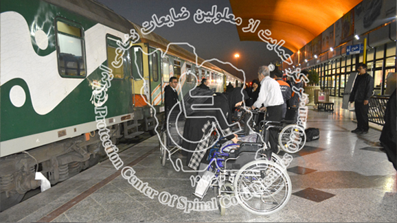 اعزام مددجویان مرکز حمایتی به سفر زیارتی مشهد مقدس مهر ماه سال 96- راه آهن مشهد